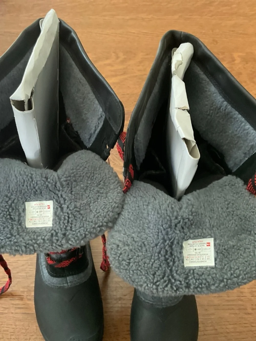 THE NORTH FACE New Sz 9.5 FAUX FUR Tall Waterproof Insulated Winter Boots